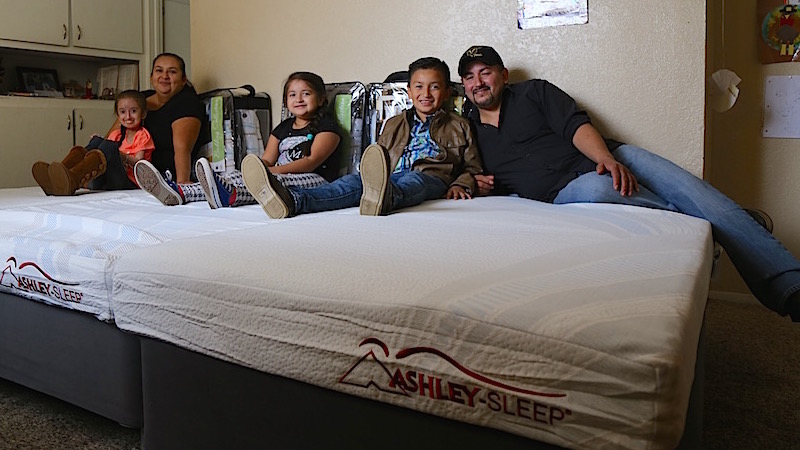 ashley furniture mattress donation